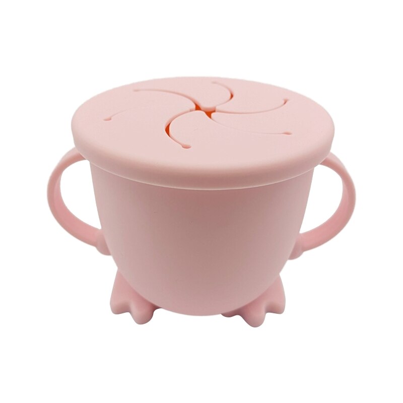 Silicone Snack Cup with Handle